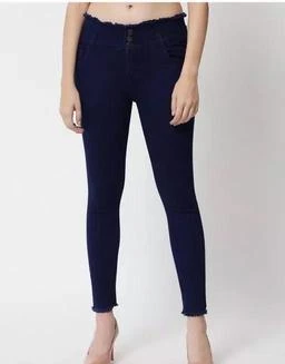  Stylish Women Denim Jeans / Ladies Solid Tummy Tucker Denim  Jeans Vol