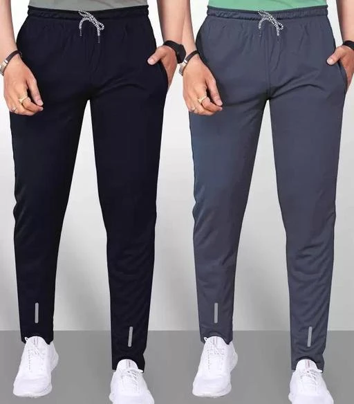 Buy Leebonee Mens NS Dri Fit Dark Grey Track Pants with Front Piping  Online  Get 58 Off