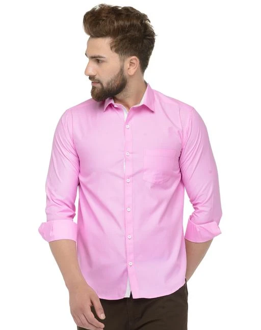 Checkout this latest Shirts
Product Name: *Jainish Men's Solid Casual Shirt's*
Fabric: Cotton Blend
Sleeve Length: Long Sleeves
Pattern: Solid
Multipack: 1
Sizes:
S (Chest Size: 39 in, Length Size: 28 in) 
Country of Origin: India
Easy Returns Available In Case Of Any Issue


Catalog Rating: ★4 (96)

Catalog Name: Trendy Latest Men Shirts
CatalogID_3311015
C70-SC1206
Code: 053-16577682-558