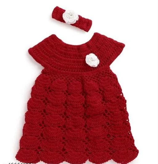 Checkout this latest Frocks & Dresses
Product Name: *Handmade crochet woolen kids frock*
Fabric: Acrylic
Pattern: Self-Design
Multipack: Single
Sizes:
0-3 Months, 0-6 Months (Bust Size: 8 in, Length Size: 13 in) 
6-12 Months, 12-18 Months, 18-24 Months
Country of Origin: India
Easy Returns Available In Case Of Any Issue


Catalog Rating: ★4.2 (102)

Catalog Name: Cutiepie Trendy Girls Frocks & Dresses
CatalogID_3316939
C62-SC1141
Code: 504-16601062-0501