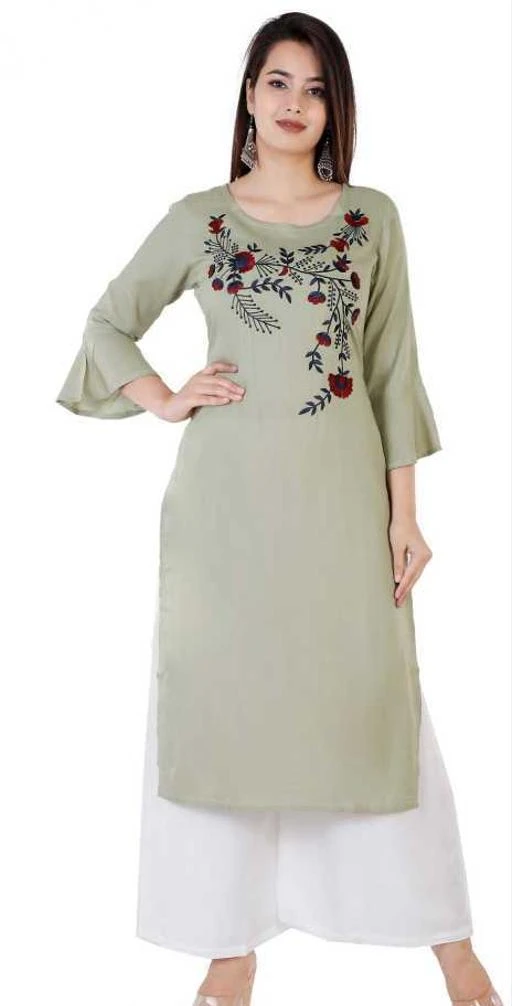 Checkout this latest Kurtis
Product Name: *Myra Alluring Kurtis*
Fabric: Rayon
Sleeve Length: Three-Quarter Sleeves
Pattern: Embroidered
Combo of: Single
Sizes:
M (Bust Size: 38 in) 
L (Bust Size: 40 in) 
XL (Bust Size: 42 in) 
Country of Origin: India
Easy Returns Available In Case Of Any Issue


SKU: GDF-CHIKU(LR)
Supplier Name: GF Goverdhan

Code: 063-16656873-798

Catalog Name: Myra Superior Kurtis
CatalogID_3329509
M03-C03-SC1001