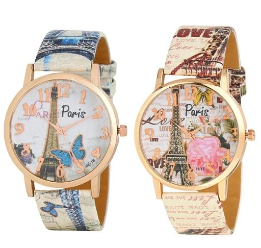 fcity.in Stylish Latest Fashion Watch Combo Pack 2 Classic