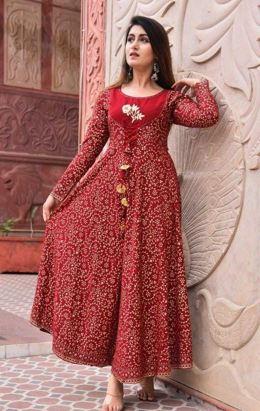 Kurti with waist outlet dori