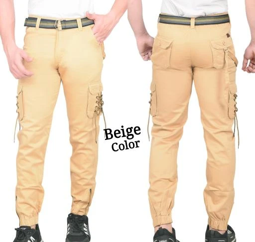 Mens Anthracite Cropped Cargo Trousers  Elasticated Waist  Atlas For Men