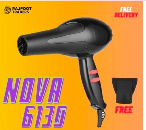  - Nirvani 6130 Professional Salon Hair Dryer With 2 Speed And 2  Heat