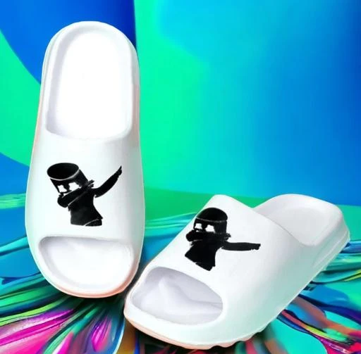 fcity.in Trendy Men Zig Zag Flipflops Slippers Slides Kapani