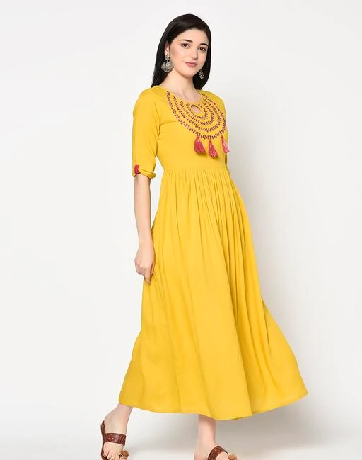 Checkout this latest Kurtis
Product Name: *Women Rayon Flared Embroidered Mustard Kurti*
Fabric: Rayon
Sleeve Length: Short Sleeves
Pattern: Embroidered
Combo of: Single
Sizes:
S (Bust Size: 35 in, Size Length: 46 in) 
M (Bust Size: 37 in, Size Length: 46 in) 
L (Bust Size: 39 in, Size Length: 46 in) 
XL (Bust Size: 41 in, Size Length: 46 in) 
XXL (Bust Size: 43 in, Size Length: 46 in) 
Country of Origin: India
Easy Returns Available In Case Of Any Issue


SKU: GC17300MUSTARD
Supplier Name: Shreeji Kurti Collection

Code: 845-16897981-5202

Catalog Name: Women Rayon Flared Embroidered Mustard Kurti
CatalogID_3384115
M03-C03-SC1001