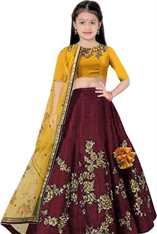 Checkout this latest Lehanga Cholis
Product Name: *Tinkle Stylish Kids Girls Lehanga Cholis*
Top Fabric: Satin
Lehenga Fabric: Satin
Dupatta Fabric: Net
Sleeve Length: Short Sleeves
Top Pattern: Embroidered
Lehenga Pattern: Embroidered
Dupatta Pattern: Embroidered
Stitch Type: Semi-Stitched
Sizes: 
9-10 Years, 10-11 Years, 11-12 Years, 12-13 Years, 13-14 Years
Country of Origin: India
Easy Returns Available In Case Of Any Issue


SKU: 2Maroon63 Piludi Kids Choli
Supplier Name: FULPARI

Code: 434-16951498-7971

Catalog Name: Tinkle Funky Kids Girls Lehanga Cholis
CatalogID_3397709
M10-C32-SC1137