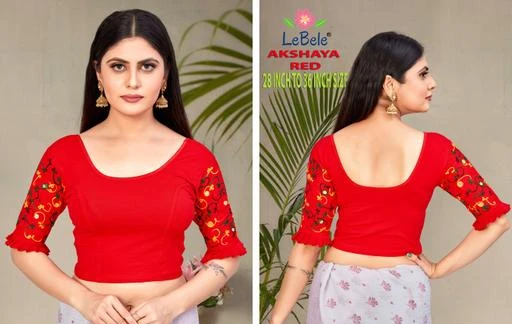 Fabric: Cotton Embroidered Tube top with beautiful embroidery