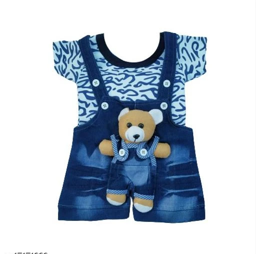 Checkout this latest Dungarees
Product Name: *TAJ KIDS GIRLS DUNGAREE SET*
Fabric: Denim
Sizes: 
0-6 Months (Bust Size: 18 in, Waist Size: 10 in, Hip Size: 10 in, Length Size: 16 in) 
Country of Origin: India
Easy Returns Available In Case Of Any Issue


Catalog Rating: ★4.2 (68)

Catalog Name: Check out this trending catalog
CatalogID_3450481
C62-SC1152
Code: 932-17171229-765