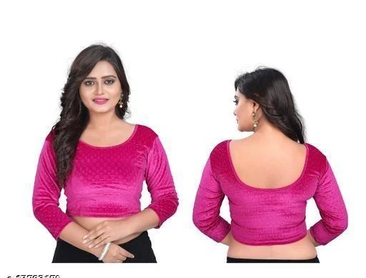 Checkout this latest Blouses
Product Name: *Classy Printed Women Blouse*
Fabric: Velvet
Fabric: Velvet
Classy Printed Women Blouse
Sizes: 
30 (Bust Size: 30 in, Length Size: 14 in) 
Country of Origin: India
Easy Returns Available In Case Of Any Issue


SKU: Hku_2720
Supplier Name: Womens store

Code: 342-17203190-906

Catalog Name: Stylo Women Readymade Blouse
CatalogID_3458183
M03-C06-SC1007