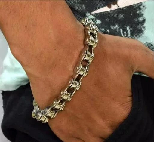 Titanium Bike Chain Bracelet
