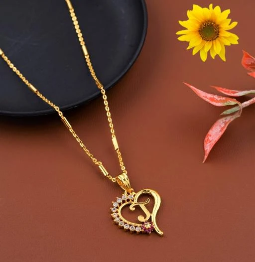 Buy Checkout This Latest Pendants Lockets Product Name J Letter Locket Pendants And Lockets Chain Alphabet Name Necklace For Rs303 Cod And Easy Return Available