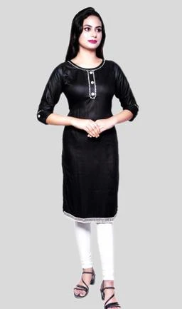 Trendy Gray Colored Partywear Rayon Long Kurti  Kurti designs, Kurta neck  design, Kurti designs party wear