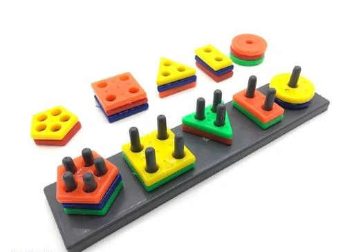 Geometry Shape Sorting Stacking Block Geometric Puzzle Sorter Game