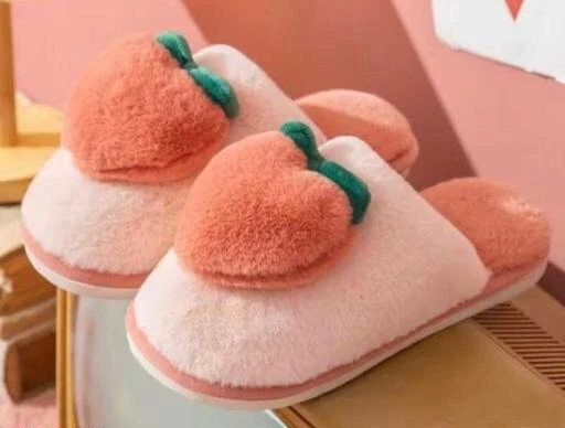 Fur discount room slippers