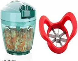 Hand Push Chopper 550 ML  3 Blades Kitchen Chopper