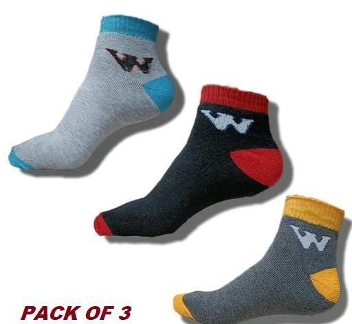 Men Towel Ankle Socks Pack of 3