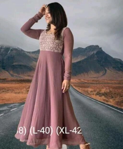 Full length gown for ladies best sale