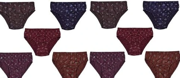  Dunya Womens Ladies Innerwear Printed Panties Cotton Underwear