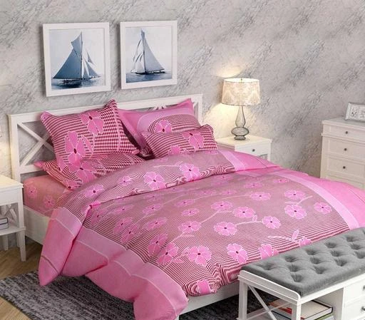 Checkout this latest Bedsheets_0-500
Product Name: *Trendy Versatile Bedsheets*
Fabric: Polycotton
No. Of Pillow Covers: 2
Thread Count: 144
Multipack: Pack Of 1
Sizes:
King (Length Size: 90 in Width Size: 90 in Pillow Length Size: 28 in Pillow Width Size: 18 in)
Country of Origin: India
Easy Returns Available In Case Of Any Issue


Catalog Rating: ★3.6 (16)

Catalog Name: Trendy Versatile Bedsheets
CatalogID_3546995
C53-SC1101
Code: 152-17581986-558
