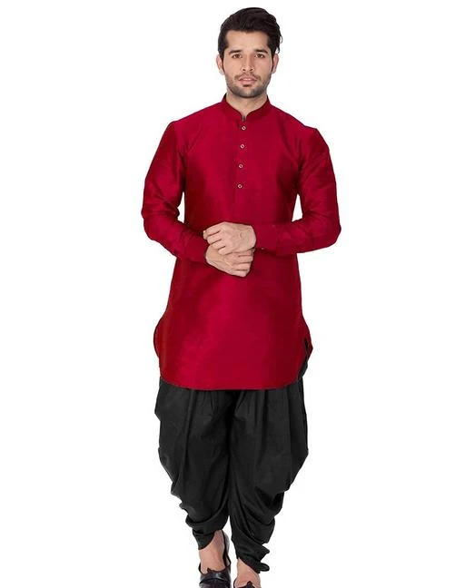 Checkout this latest Kurta Sets
Product Name: *Fancy Men's Kurta Set*
Top Fabric: Polyester
Bottom Fabric: Polyester
Scarf Fabric: No Scarf
Sleeve Length: Long Sleeves
Bottom Type: Dhoti
Stitch Type: Stitched
Pattern: Solid
Sizes:
S (Top Length Size: 40 in, Bottom Waist Size: 40 in, Bottom Length Size: 40 in) 
M (Top Length Size: 40 in, Bottom Waist Size: 40 in, Bottom Length Size: 40 in) 
L (Top Length Size: 40 in, Bottom Waist Size: 40 in, Bottom Length Size: 40 in) 
XL (Top Length Size: 40 in, Bottom Waist Size: 40 in, Bottom Length Size: 40 in) 
XXL (Top Length Size: 40 in, Bottom Waist Size: 40 in, Bottom Length Size: 40 in) 
Country of Origin: India
Easy Returns Available In Case Of Any Issue


Catalog Rating: ★3.9 (99)

Catalog Name: Fancy Men's Kurta Set
CatalogID_3559757
C66-SC1201
Code: 659-17626728-5292