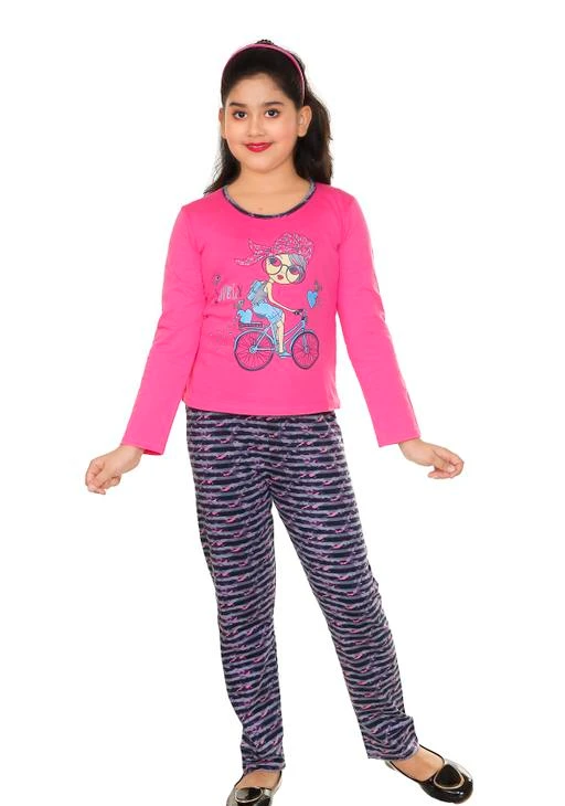  Nightwear Printed 100 Cotton Hosiery Set / Princess