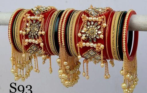 Beautiful bracelet design for girls with latkan