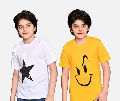 Checkout this latest Tshirts & Polos
Product Name: *Agile Elegant Boys Tshirts*
Fabric: Cotton Blend
Sleeve Length: Short Sleeves
Pattern: Printed
Net Quantity (N): Pack of 2
Sizes: 
6-7 Years, 7-8 Years (Chest Size: 31 in, Length Size: 22 in) 
8-9 Years, 9-10 Years, 10-11 Years, 11-12 Years, 12-13 Years, 13-14 Years
Country of Origin: India
Easy Returns Available In Case Of Any Issue


SKU: HS45P23078
Supplier Name: TOPGROW INTERNATIONAL

Code: 125-17696242-9861

Catalog Name: Agile Elegant Boys Tshirts
CatalogID_3576154
M10-C32-SC1173