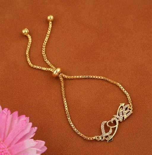 Checkout this latest Bracelet & Bangles
Product Name: *bracelets for women stylish*
Base Metal: Alloy
Plating: Gold Plated
Stone Type: American Diamond
Sizing: Adjustable
Net Quantity (N): 1
Sizes:Free Size
Country of Origin: India
Easy Returns Available In Case Of Any Issue


SKU: 464-BD-BRACELET
Supplier Name: Jewel WORLD

Code: 581-17790320-093

Catalog Name: Twinkling Elegant Bracelet & Bangles
CatalogID_3597083
M05-C11-SC1094