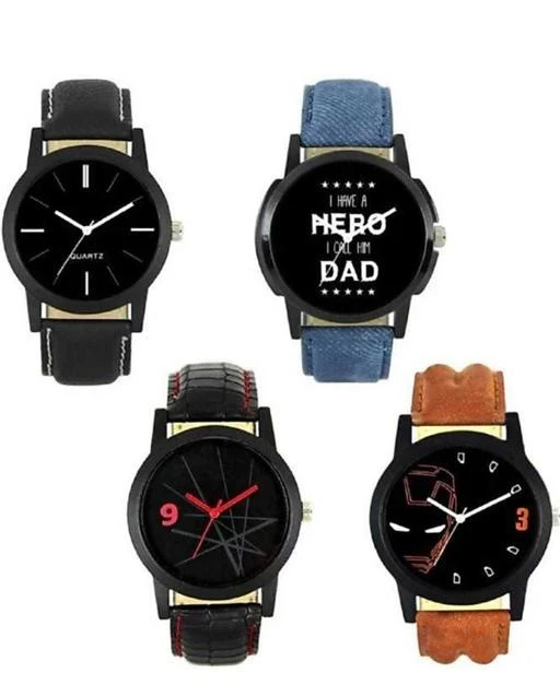Checkout this latest Analog Watches
Product Name: *JAMVAI Classy Leather Men's Watches*
Material: Leather 
Size: Free Size
Dial Shape: Round 
Type: Analog
Description: It Has 4 Pieces Of Men's Watches
Country of Origin: India
Easy Returns Available In Case Of Any Issue


SKU: CLMW-04
Supplier Name: VAIJAM

Code: 933-1790615-828

Catalog Name: Free Mask Elite Classy Leather Mens Watches Combo Vol 11
CatalogID_235139
M06-C57-SC1232