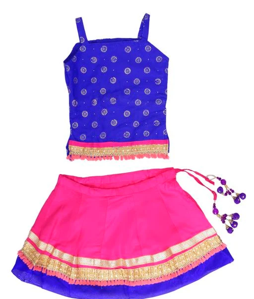 Checkout this latest Lehanga Cholis
Product Name: *Kids Villa Rayon Printed Skirt Top for Kids Girl Navy Blue-Pink 0-1 year*
Top Fabric: Rayon
Lehenga Fabric: Cotton
Sleeve Length: Sleeveless
Top Pattern: Self-Design
Lehenga Pattern: Ethnic Motif
Stitch Type: Stitched
Multipack: 1
Sizes: 
6-12 Months, 0-1 Years (Lehenga Waist Size: 12 in, Lehenga Length Size: 12 in) 
1-2 Years, 2-3 Years
Country of Origin: India
Easy Returns Available In Case Of Any Issue


Catalog Rating: ★3.8 (70)

Catalog Name: Tinkle Funky Kids Girls Lehanga Cholis
CatalogID_3629293
C61-SC1137
Code: 572-17923917-669