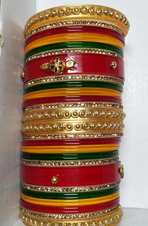 Checkout this latest Bracelet & Bangles
Product Name: *Bangles Set ( 26 bangles in 1 set)*
Base Metal: Plastic
Plating: Gold Plated
Stone Type: American Diamond
Sizing: Non-Adjustable
Type: Bangle Set
Multipack: 1
Sizes:2.4
Country of Origin: India
Easy Returns Available In Case Of Any Issue


Catalog Rating: ★3.8 (83)

Catalog Name: Feminine Unique Bracelet & Bangles
CatalogID_3641494
C77-SC1094
Code: 912-17975044-666