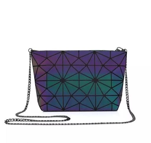 Geometric luminous purses online and handbags