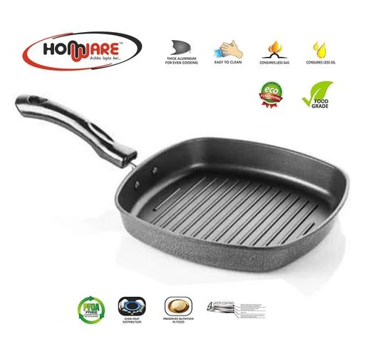 Checkout this latest Grill Pans
Product Name: *Homware Grill Pan Non-stick 22 Cm *
Material: Aluminium
Type: Non-Stick
Product Breadth: 12 Cm
Product Height: 8 Cm
Product Length: 20 Cm
Country of Origin: India
Easy Returns Available In Case Of Any Issue


Catalog Rating: ★4.1 (135)

Catalog Name: Graceful Frying Pans
CatalogID_3694170
C137-SC1595
Code: 323-18195276-879