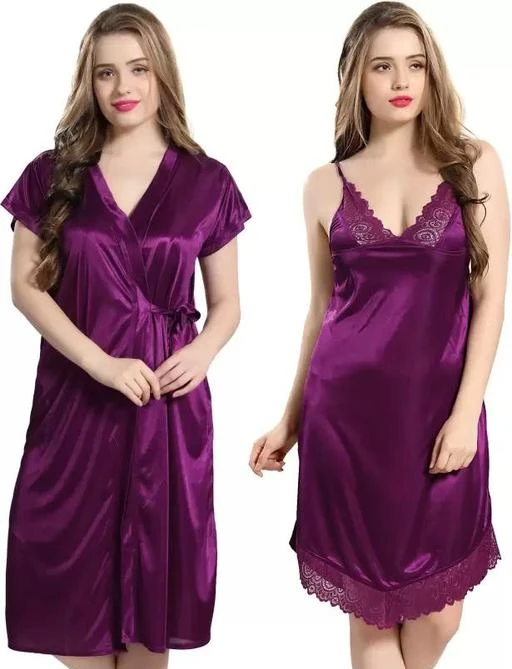 Night Dress bra panty gown all in one