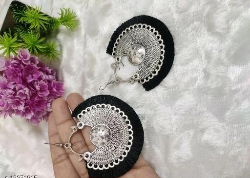 Checkout this latest Earrings & Studs
Product Name: *Twinkling Chunky Earrings*
Base Metal: Silver
Plating: Oxidised Silver
Stone Type: Agate
Sizing: Adjustable
Country of Origin: India
Easy Returns Available In Case Of Any Issue


SKU: Tassel_1P
Supplier Name: MONKDECOR

Code: 501-18271015-513

Catalog Name: Twinkling Unique Earrings
CatalogID_3712671
M05-C11-SC1091