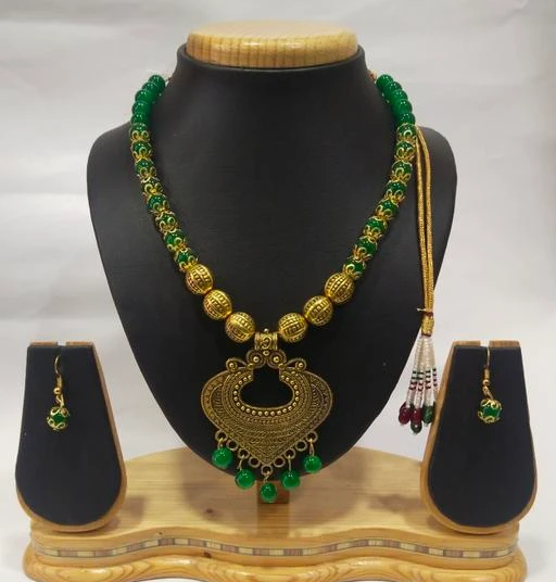 Checkout this latest Necklaces & Chains
Product Name: *Sizzling Fancy Women Necklaces & Chains*
Base Metal: Brass
Plating: Gold Plated
Stone Type: Pearls
Sizing: Adjustable
Type: Necklace
Multipack: 1
Sizes:Free Size
Country of Origin: India
Easy Returns Available In Case Of Any Issue


SKU: Necklace_224
Supplier Name: Sandesh Enterprises

Code: 822-18392581-966

Catalog Name: Sizzling Fancy Women Necklaces & Chains
CatalogID_3743092
M05-C11-SC1092