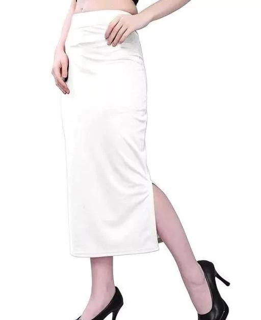 Buy COOL WHITE Saree Shapewear for Women - Body Shaper Petticoat