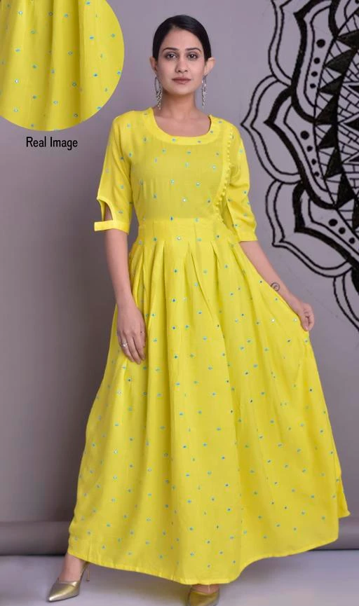 Checkout this latest Kurtis
Product Name: *Women Rayon Flared Embellished Yellow Kurti*
Fabric: Rayon
Sleeve Length: Short Sleeves
Pattern: Embellished
Combo of: Single
Sizes:
M, L, XL, XXL
Country of Origin: India
Easy Returns Available In Case Of Any Issue


SKU: RAC12
Supplier Name: RA C

Code: 515-1870042-6231

Catalog Name: Women Rayon Flared Solid Yellow Kurti
CatalogID_246341
M03-C03-SC1001