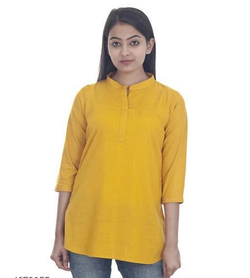 Buy online Yellow Solid Straight Kurti from Kurta Kurtis for Women by  Showoff for 679 at 63 off  2023 Limeroadcom