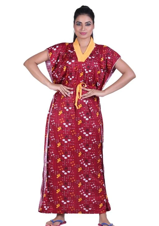 Checkout this latest Nightdress
Product Name: *Trendy Attractive Women Nightdresses*
Fabric: Satin
Sleeve Length: Short Sleeves
Pattern: Printed
Multipack: 1
Sizes:
XXXL, Free Size (Bust Size: 45 in, Length Size: 54 in) 
Country of Origin: India
Easy Returns Available In Case Of Any Issue


Catalog Rating: ★4.1 (8)

Catalog Name: Trendy Attractive Women Nightdresses
CatalogID_3833520
C76-SC1044
Code: 682-18757273-678