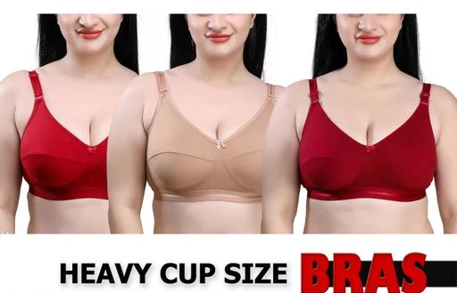  Special Plus Size Non Padded Big Cup Full Coverage