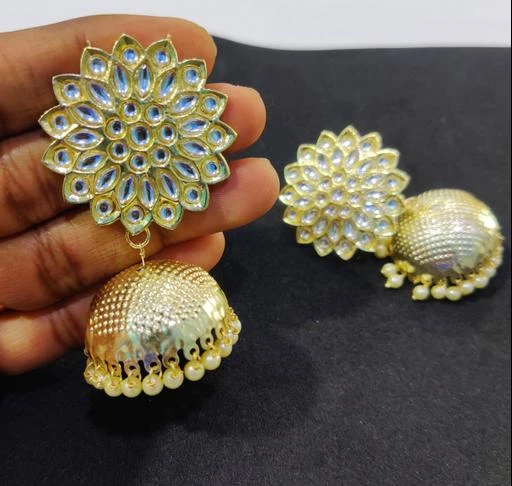 Checkout this latest Earrings & Studs
Product Name: *CARANS heavy looking jhumkas,  Gold, 1 pair of earrings*
Base Metal: Alloy
Plating: Gold Plated
Stone Type: Kundan
Type: Jhumkhas
Multipack: 1
Country of Origin: India
Easy Returns Available In Case Of Any Issue


SKU: ANXER11_02
Supplier Name: BUNTY PRODUCTS

Code: 682-18851585-339

Catalog Name: Allure Graceful Earrings
CatalogID_3857332
M05-C11-SC1091