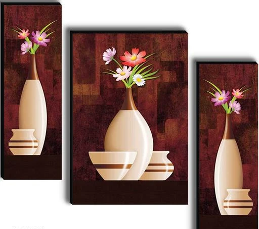 Checkout this latest Paintings & Posters_500-1000
Product Name: *wallmax Decorated Flower Pot 6 MM MDF UV Textured Print Decorated Set of 3 Painting*
Material: PVC
Pattern: Solid
Pack: Pack of 1
Country of Origin: India
Easy Returns Available In Case Of Any Issue


SKU: A-JM9199
Supplier Name: WALLCRAFT ART 