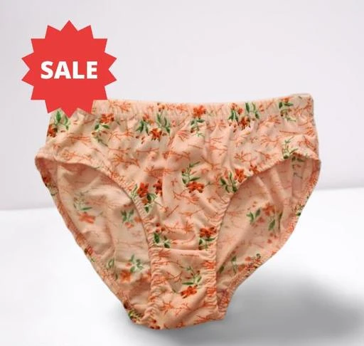  Thakurs Printed Women Cotton Mid Waist Comfort Panty