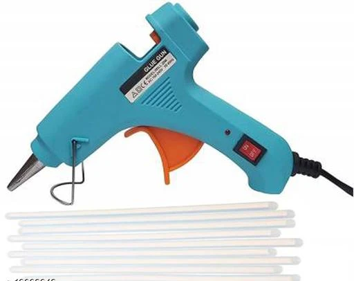Checkout this latest Other Home Improvement Tools
Product Name: *Gunstick Skyblue 20W 20Watt With 15 Transparent Stick Standard Temperature Corded Glue Gun (7 mm)*
Product Name: Gunstick Skyblue 20W 20Watt With 15 Transparent Stick Standard Temperature Corded Glue Gun (7 mm)
Material: Plastic
Net Quantity (N): Pack of 1
Product Breadth: 12 cm
Product Length: 22 cm
Product Height: 8 cm
Product Type: Glue gun
Capacity: 1 
Country of Origin: India
Easy Returns Available In Case Of Any Issue


SKU: Gunstick SKYBLUE Glue Gun 20W 20WATT WITH 15 TRANSPARENT STICKS
Supplier Name: CHHAVI ENTERPRISES

Code: 792-19093943-4401

Catalog Name:  Unique Plastic Glue gun Home Improvement Tools
CatalogID_3916743
M08-C26-SC2060