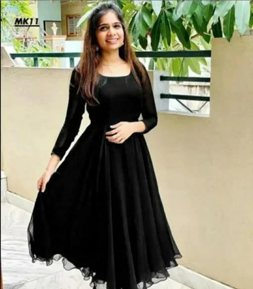 Full sales black frock