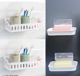 Sarvatr Shower Caddy Hanging Bathroom Organizer with Two Shelves