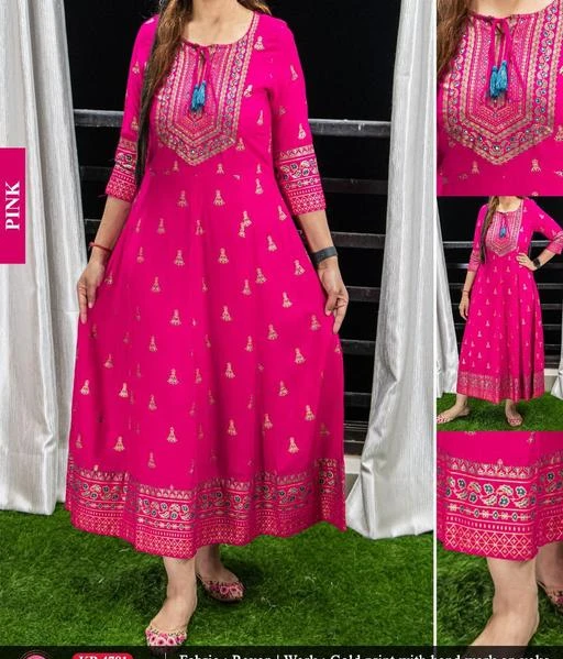 Checkout this latest Kurtis
Product Name: *Aishani Graceful Kurtis*
Fabric: Rayon
Sleeve Length: Three-Quarter Sleeves
Pattern: Printed
Combo of: Single
Sizes:
L (Bust Size: 40 in, Size Length: 50 in) 
XL (Bust Size: 42 in, Size Length: 50 in) 
Country of Origin: India
Easy Returns Available In Case Of Any Issue


SKU: BF-Pink-Single
Supplier Name: bhavya fashion

Code: 143-19260275-8811

Catalog Name: Aagyeyi Graceful Kurtis
CatalogID_3960173
M03-C03-SC1001
